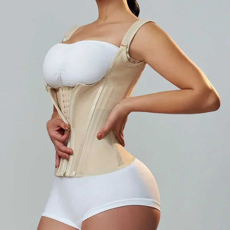 Colombian Body Shaper Vest – Double Compression Waist Trainer