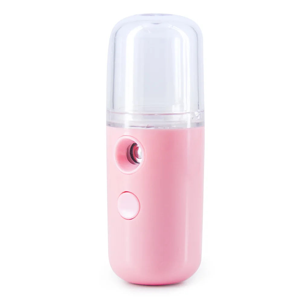 USB Facial Mist Sprayer – Rechargeable Face Steamer & Humidifier