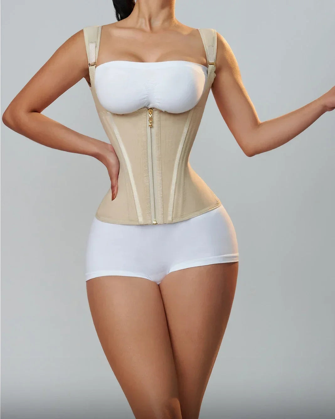 Colombian Body Shaper Vest – Double Compression Waist Trainer