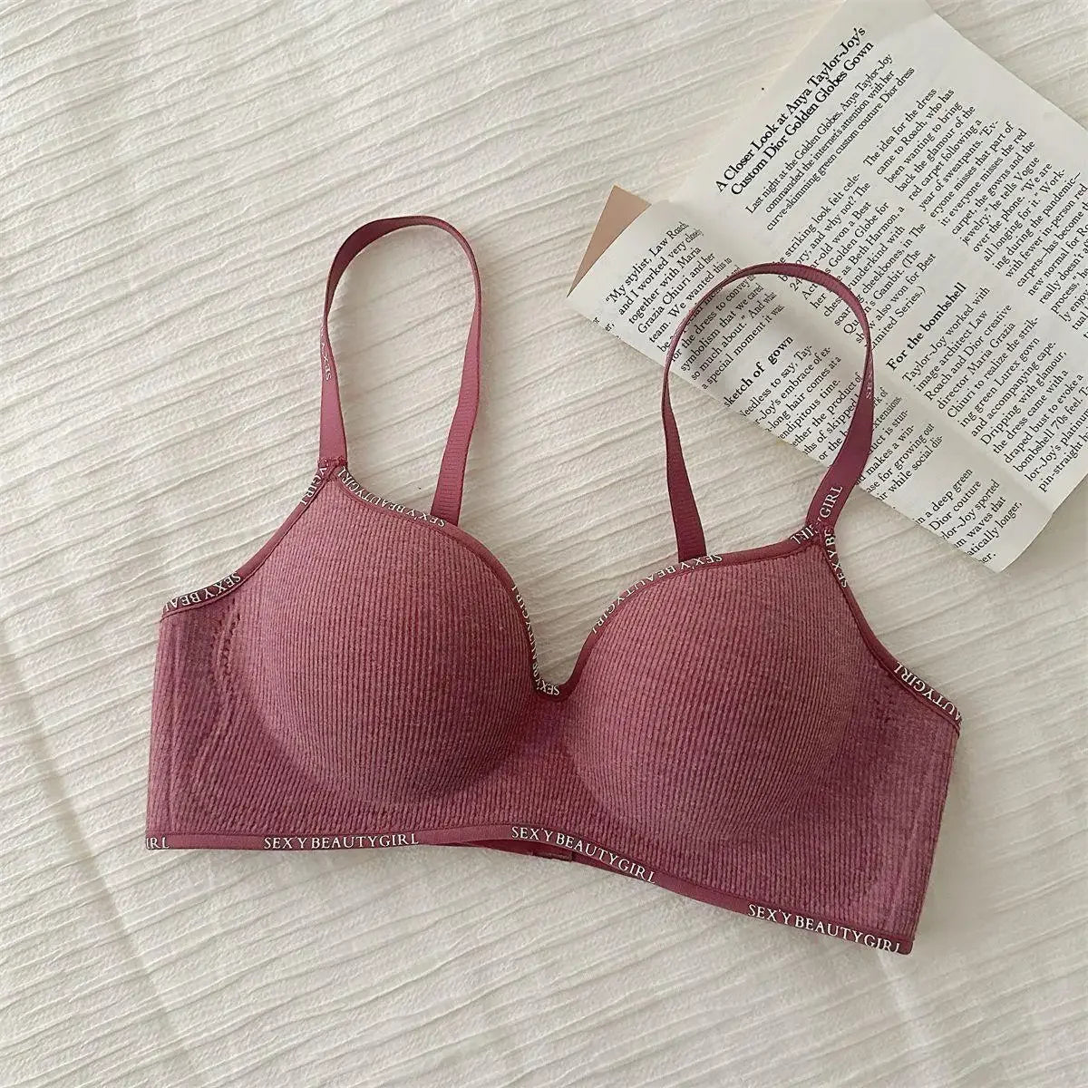 Wireless Push-Up Bra – Seamless Invisible Lift Bralette