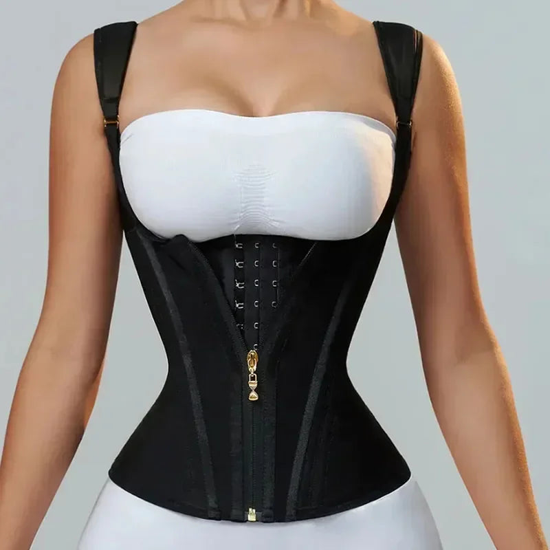 Colombian Body Shaper Vest – Double Compression Waist Trainer