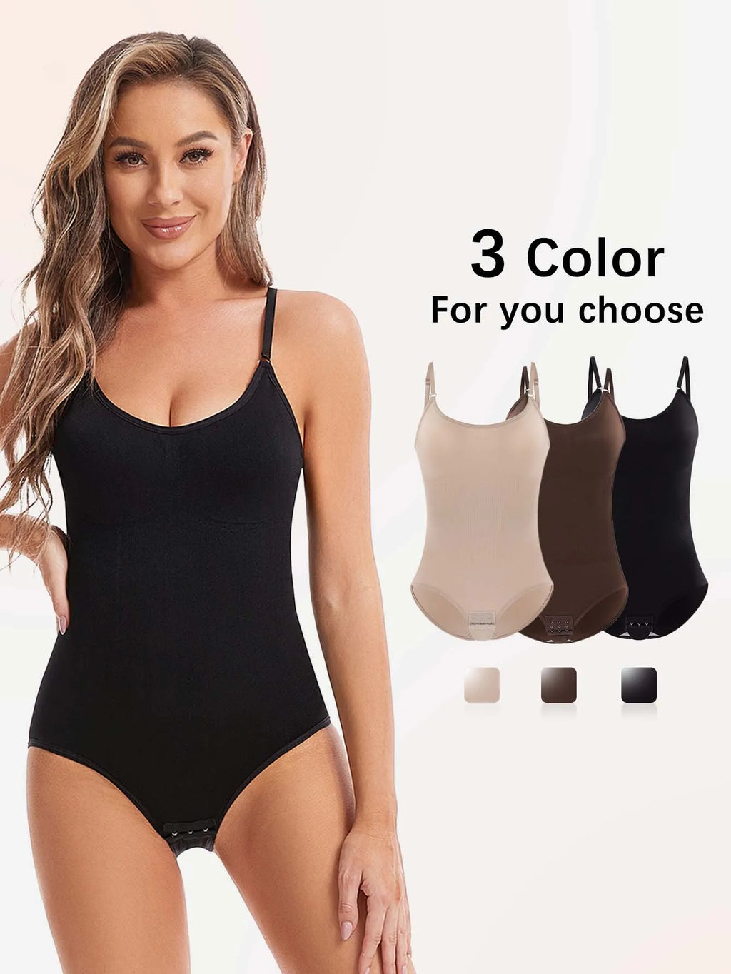 Women’s Seamless Shapewear Bodysuit – Slimming & Butt Lifter